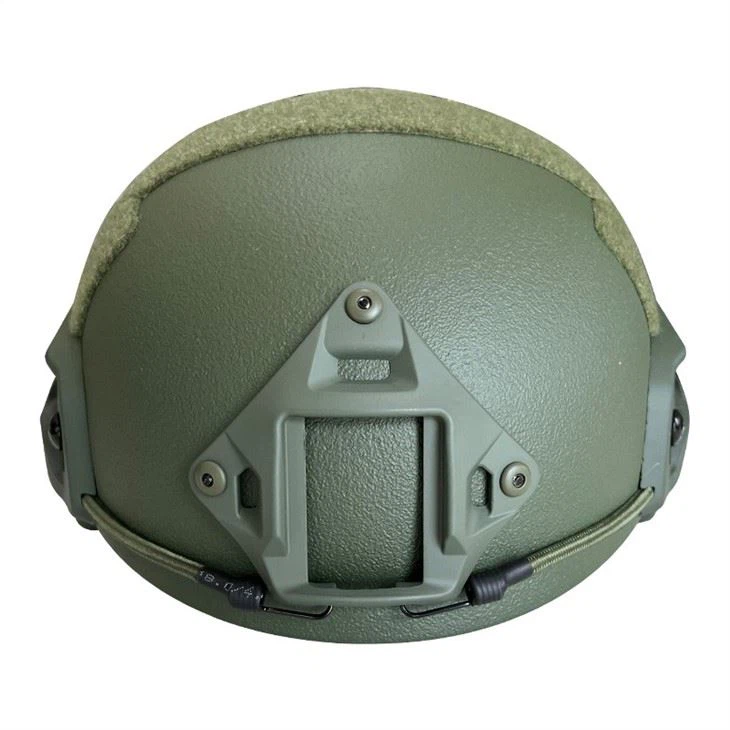 Military Bullet Proof Helmet With Accessory Rail Connectors